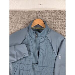 Smartwool Smartloft 120 Jacket Mens Size Small Zip Puffer Quilted Blue